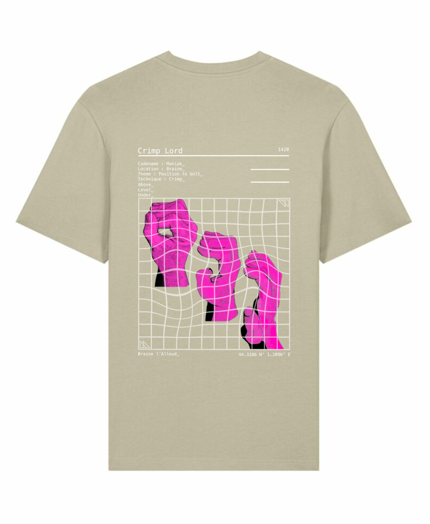 T-shirt Braine beige/rose